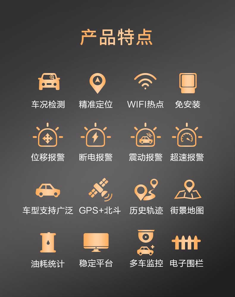 C005即插即用汽车故障诊断obd 4g gps定位器